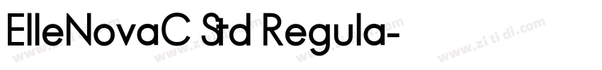 ElleNovaC Std Regula字体转换